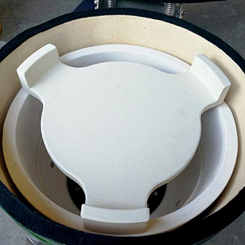 Hongso CR-18-1N Inch Ceramic Heat Deflector Pizza Stone Accessories For 18 Inch Large Big Green Egg Grill, Kamado Grills, Char-Griller Akorn Kamado, Indirect Plate Setter thumb #6
