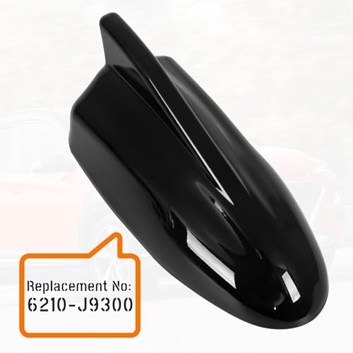 Image of Shark Fin Antenna Cover,Car Roof Antenna Caps Compatible with Hyundai Kona 2018 2019 2020 2021 2022 2023,for Kia Sorento 2019-2020,96210-J9300,Antenna Topper Cover with Chip,Glossy Black