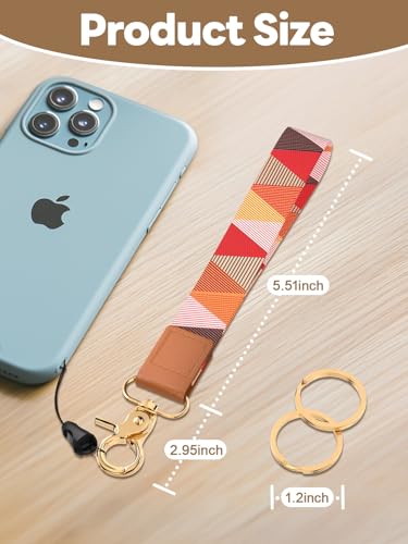 Image of Wristlet Keychain for Women and Men, Key Chain Holder, Wrist Lanyard for Keys