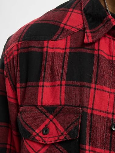 Brandit Check Shirt Long Sleeve, Farbe: Red/Black, GrößE: Xl - 4