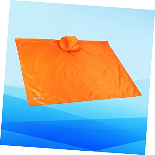 INOOMP 1 peça jaqueta de chuva ao ar livre + chão tapete de piquenique ao ar livre capa de chuva ao