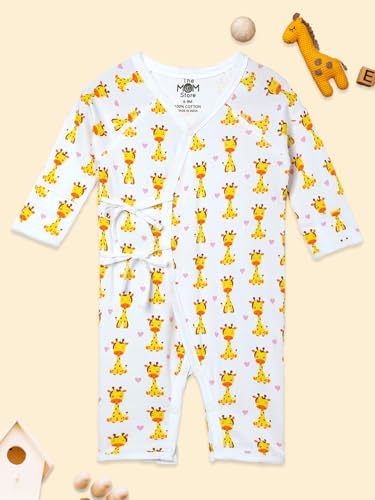 Image of The Mom Store Baby Romper Jabla Style For Boys And Girls | Cotton | Soft Infant Bodysuit | Trendy Stylish Sleepwear For Newborn Baby | Printed | Unisex Comfortable Everyday Baby Wear