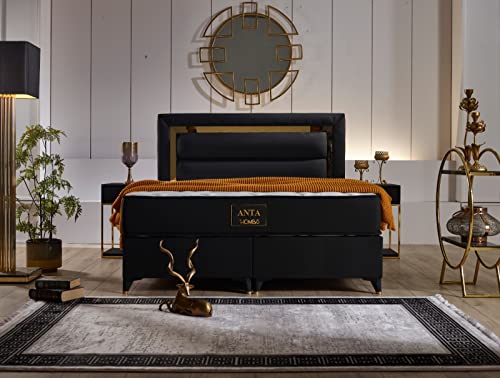 Bett 160×200 Kuffe Anta Boxspringbett mit Bettkasten