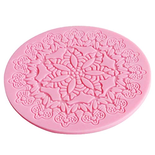 Molde de silicona para repostería con diseño de copo de nieve miniatura 4