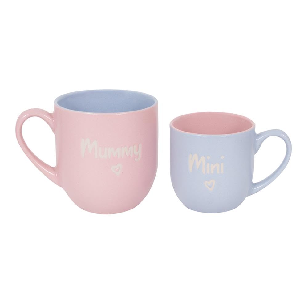 YöL Mummy & Mini Mug Gift Set Child Toddler New Mother Baby Shower Tea Coffee Cup
