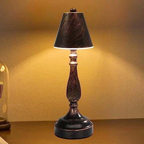 OCEST Cordless Rechargeable Table Lamp, Portable Small Battery Operated