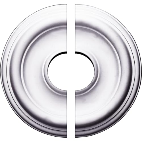 12"OD x 3 1/2"ID x 1"P Traditional Ceiling Medallion, Two Piece (Fits Canopies up to 3 1/2")