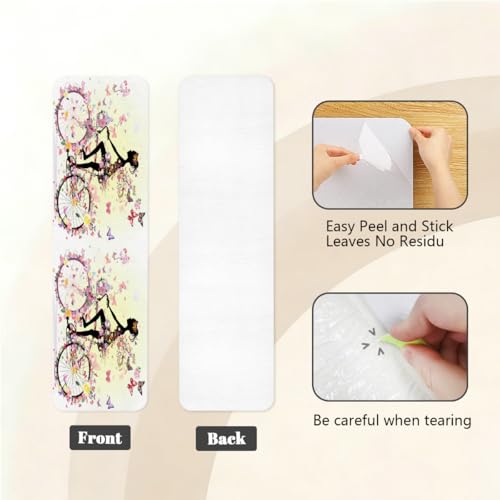Protectores de escalera interiores antideslizantes de 7.8 x 30 pulg 4