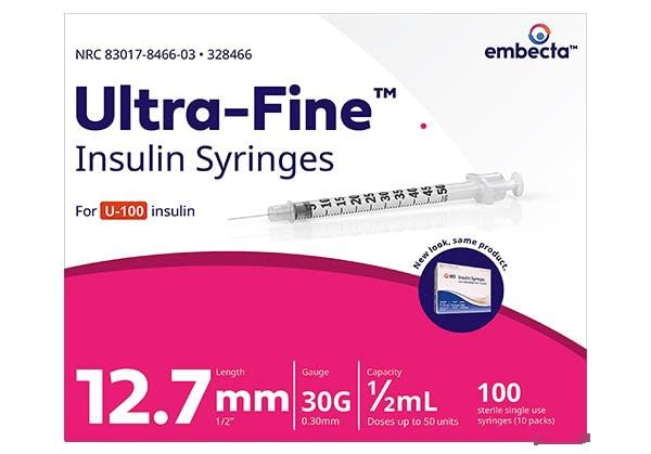 Amazon Pharmacy: SYRINGE 0.5 ML 30 G X 1/2