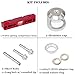 PQY Aluminum Valve Spring Compressor Tool Removal Compatible with Mitsubishi Eclipse/Talon/Evo 8/9 4G63 Engine Red