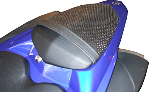 Cubierta de Asiento de Pasajero Antideslizante de Triboseat Compatible con Yamaha YZF R1 (2009-2014)