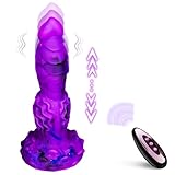 Analdildos Monster Dildo Horse Dildo - Muenfly XXl Dildos 24CM Prostata Stimulation Männer, Mit Fernsteuerung Diloschwanz FüR Frauen, Sex Toy Drei Modi Männer, Anal Plug Vibrator, Analplug für Männer