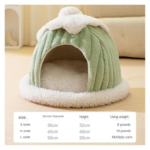 Cama para gatos suave para perros pequeños que sufren frío en exteriores 3