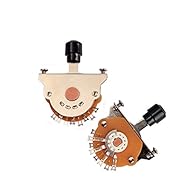 Solid 3-way switch with a nice smooth feel Fit for Fd Telecaster Tele electric guitars Zinc alloy main material, durable and anti-corrosion Black vintage style switch knob is included Comes with mounting screws, easy to install