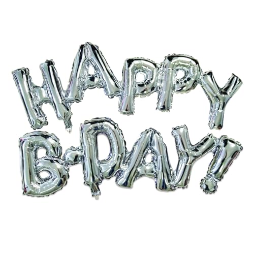 GLOBO ALUMINIO HAPPY BIRTHDAY