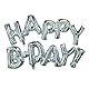 GLOBO ALUMINIO HAPPY BIRTHDAY