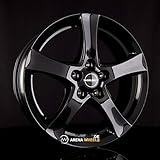 Mittenzentrierung: 57,06 Borbet F black glossy 6,5x16 ET38 5.00x100 Hub Bore 57.06 mm - Alu felgen