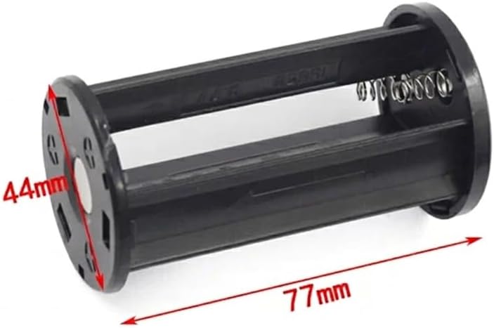 3Pcs 18650 Battery Holder 3 Cell, 3.7V 18650 Cylindrical Battery Storage Case for Flashlight Torch (3x18650 Cylindrical)