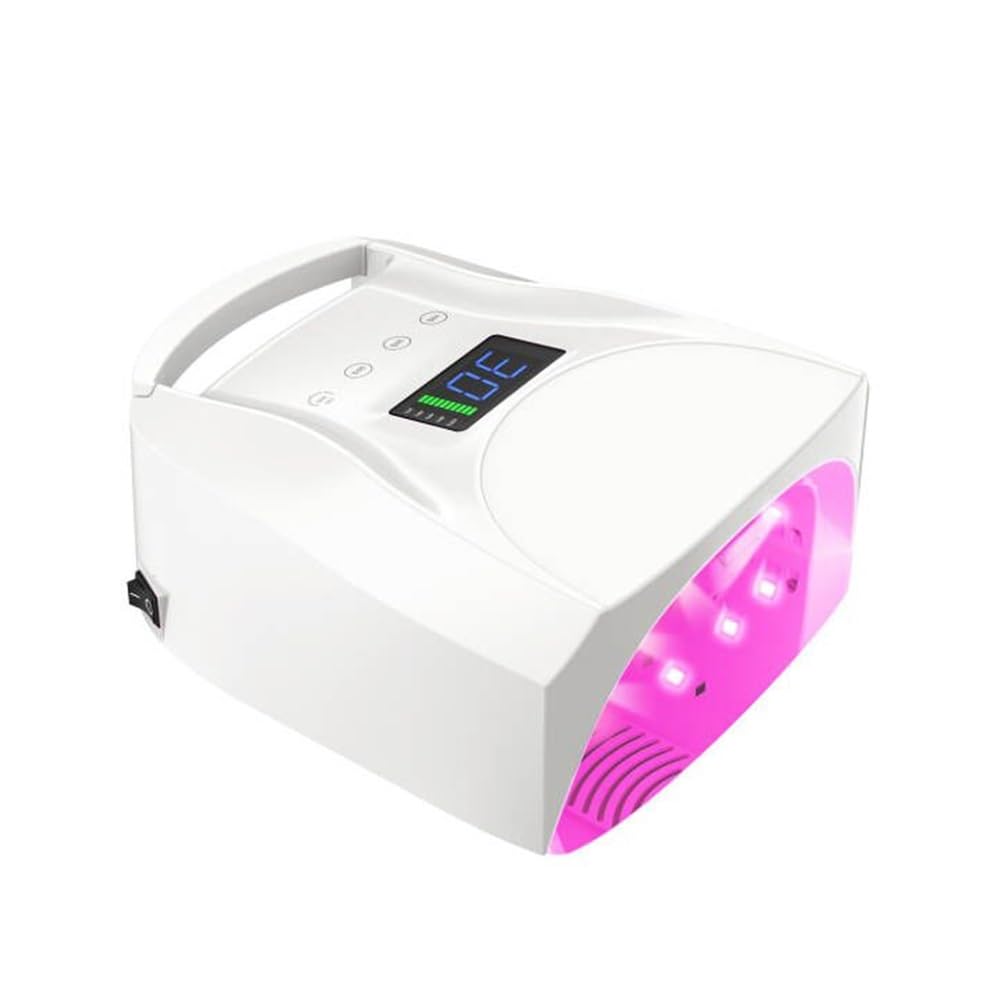 Lampa UV do paznokci, Lampa LED UV do paznokci o dużej mocy 96 W Lampa do ładowania paznokci UV LED Suszarka do paznokci Czerwone koraliki świetlne do utwardzania lakieru do paznokci Manicure Elektryc