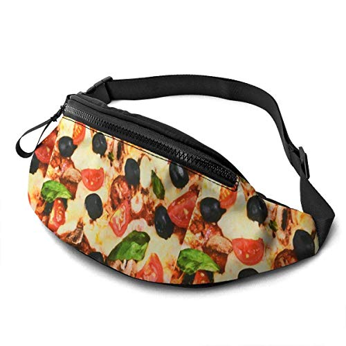 XCNGG Bolso de cintura corriente bolso de cintura de ocio bolso de cintura bolso de cintura de moda Burritos Flour Tortilla Waist Pack Bag for Men Women,Casual Running Belt Bags Hip Bum Bag with Adjus