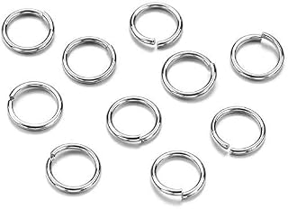 Angel Malone Super Strong Stainless Steel Open Jump Rings Jewellery Making Findings - UK SELLER (50pcs. 10mm x 1.2mm)