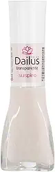 Dailus Suspiro - Esmalte Transparente, Acabamento brilhante, Fórmula vegana, 8 ml