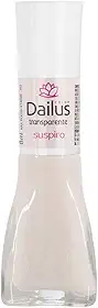 Dailus Suspiro - Esmalte Transparente, Acabamento brilhante, Fórmula vegana, 8 ml