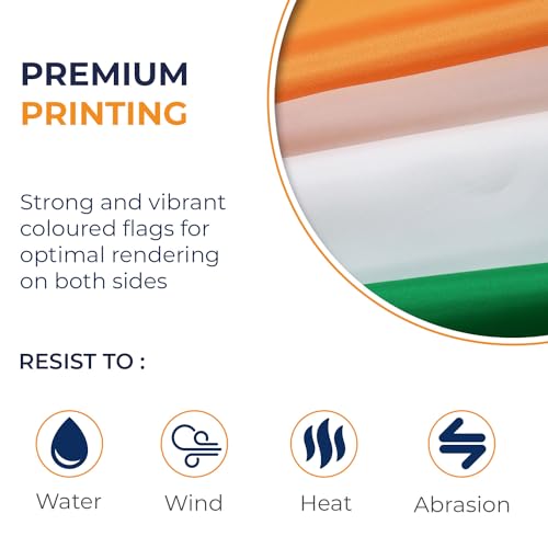 AZ FLAG, Ireland Flag, 3x5 Ft, 100D Polyester Irish Banner with Two Metal Grommets, Fade Resistant, Vivid Colors - Image 3