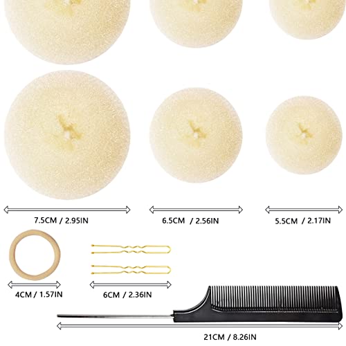 image for MeetFavorite Hair Bun Maker Set (37pcs), Includes 2 Large, 2 Medium, 2