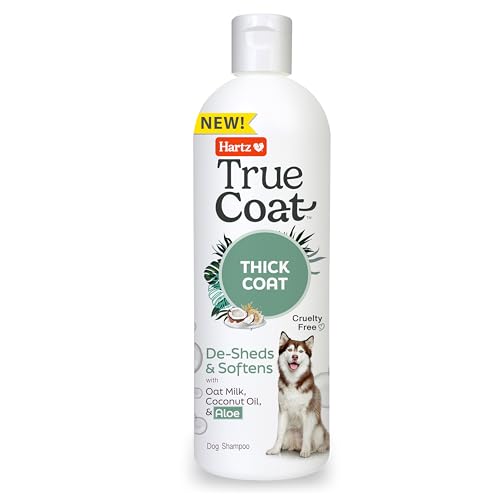 New-Hartz-True-Coat-Thick-Coat-Dog-Shampoo-Desheds-Softens-with-Oat-Milk-Coconut-Oil-Aloe - Cucciolini Doodles   New-Hartz-True-Coat-Thick-Coat-Dog-Shampoo-Desheds-Softens-with-Oat-Milk-Coconut-Oil-Aloe