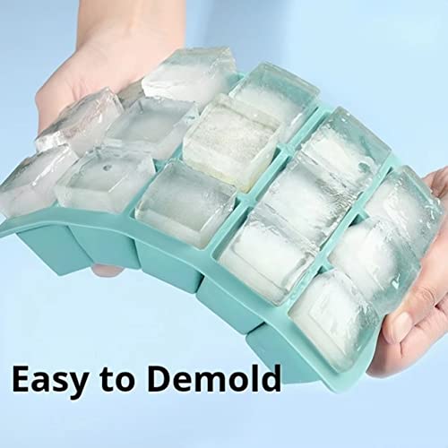 Molde de silicona para cubitos de hielo con tapa miniatura 2