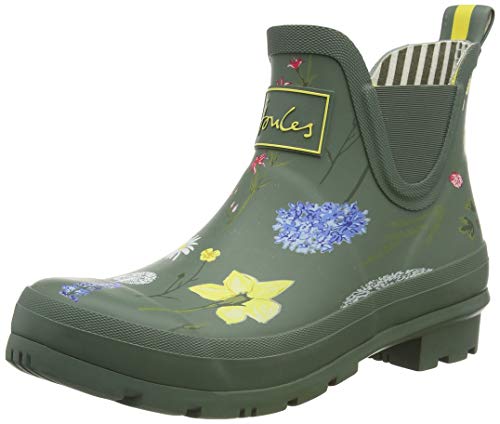 Tom Joules Wellibob, Botas de Agua para Mujer, Verde (Green Floral Grnfloral),...
