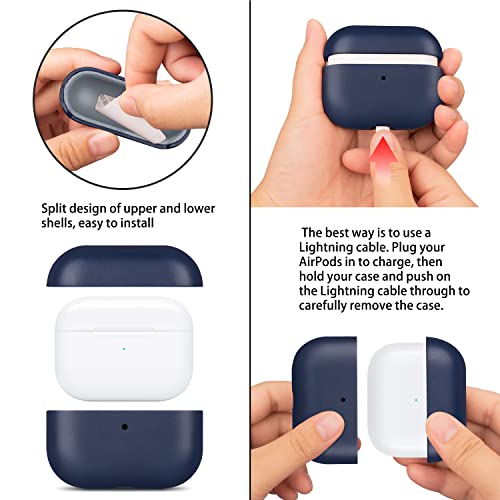 Maogoam for AirPods Pro 2 Case Leather with Sync Button - Image 4
