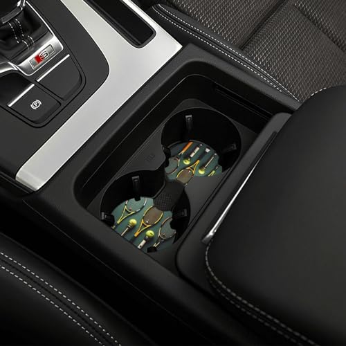 Portavasos para auto BROLEO set 2 diseño tenis negro miniatura 5
