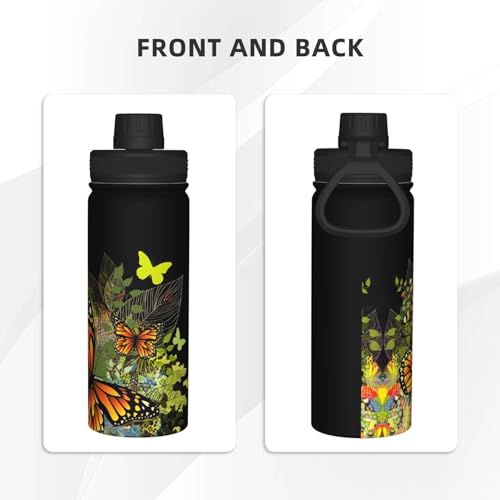 Bouteille isotherme papillon 532 ml étanche pour vos séances de gym - 4