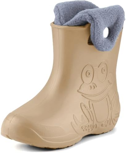 Ladeheid Eva Kinder Jungen Mädchen Gummistiefel Regenschuhe gefüttert Regenstiefel Gummischuhe LA-CA-04