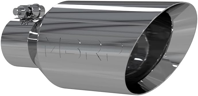 MBRP T5161 Exhaust Tip 4.5" O.D., Dual Wall Angle Rolled End, 2.5" Inlet 11" in length