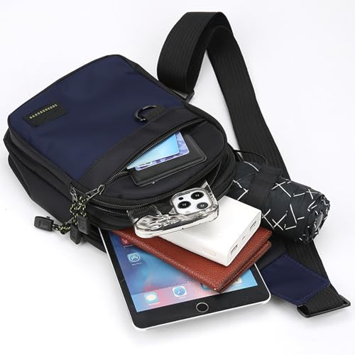 Crossbody Bags for Women Men,Sling Backpack Waterproof Chest Shoulder Bag with Anti-Theft Pocket for Travel Hiking Biking Gym4