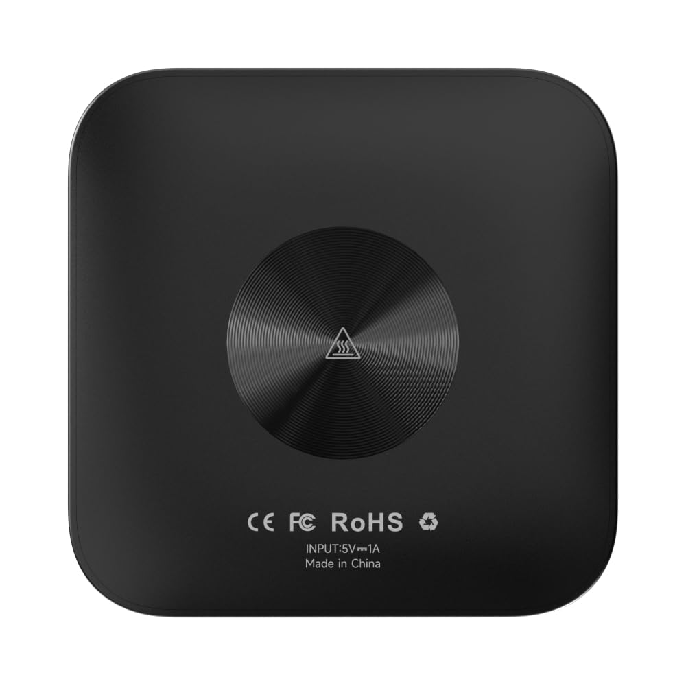 AI Box LED Android 13 8GB+128GB, QCM6225 8-Core, Wireless CarPlay Android Auto, 4G LTE SIM/TF, GPS, Netflix YouTube, für Autos mit kabelgebundenem CarPlay/Android Auto