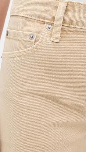 Image of PISTOLA - Lexi Mid Rise, Signature Bowed Straight Jeans - Light Denim Jeans
