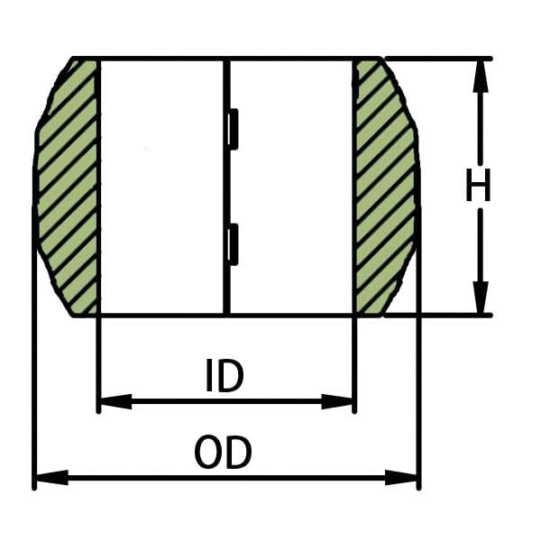 Martyr, CMX12ALS, Shaft Anode 2 3/4In Aluminum Slotted