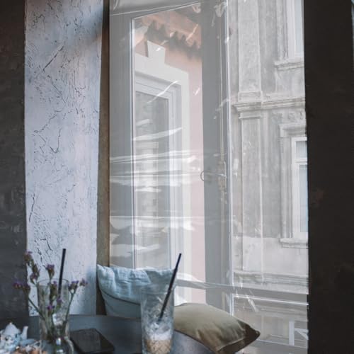 Película transparente aislante para ventana DIY Uonlytech miniatura 5