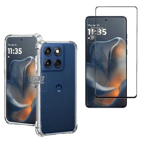 Kit Capa Anti Impacto e Película Para Motorola Moto Edge 60 5G (Kit Capa e Película)