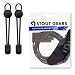 StoutGears Reflective No Tie Shoelaces Lock System - Elastic Shoe Laces for Sneakers - 1 Pair (Black)