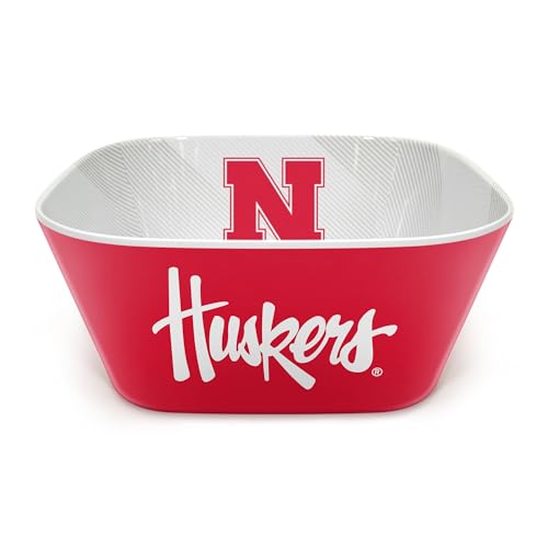 Image of YouTheFan NCAA Nebraska Cornhuskers Large Party Bowl