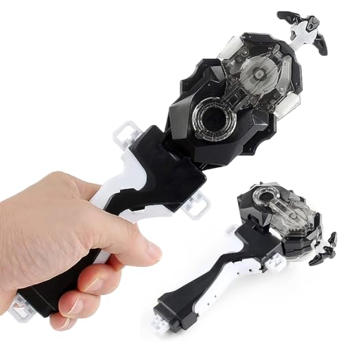LUFEIS Lanzador de Cuerda Bidireccional, Lanzador y Agarre, Gyro Burst Accesorio B-184 LR Custom Launcher, Juego de Agarre de Lanzador de Ráfaga Superior para Niños Mayores de 6 Años