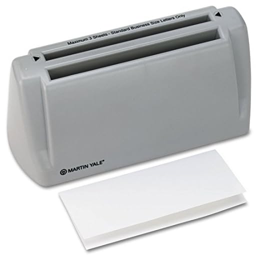 Martin Yale P6200 Automatic Desktop Folder, Folds 1-3 Sheets of 20-24 Pound Bond in Seconds, Folds up To 30 Letters a Minute, Up To 1800 Sheets/hr, for Use with 8 1/2" x 11" Paper, Accepts Stapled Sets