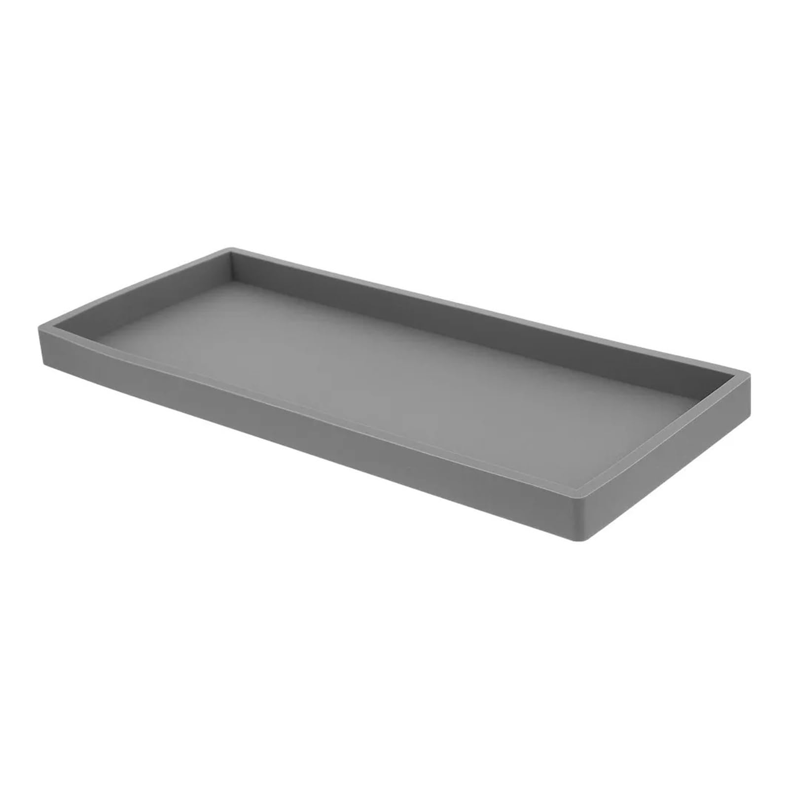 Silicone Bathroom Tray 2pcs Silicone Storage Tray Bathroom Vanity Organizer