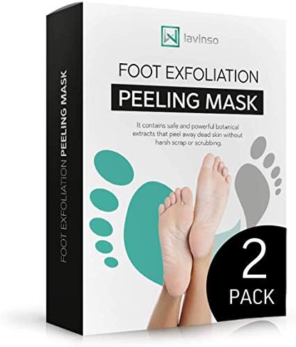 Foot Peel Mask 2 Pack Peeling Away Calluses And Dead Skin Cells Make Your Feet Baby Soft Exfoliating Foot Mask Repair Rough Heels Get Silky Soft Feet By Lavinso Amazon Co Uk Beauty