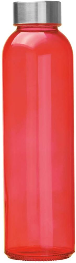 noTrash2003 Trinkflasche aus Glas mit Edelstahlverschluss für Sport, Camping und Outdoor in vielen versch. Farben zur Auswahl
